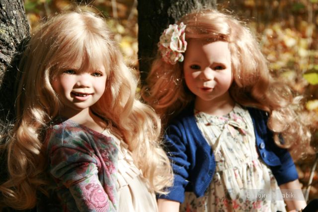 Tilda и Milla от Annette Himstedt. Прогулка в лесу