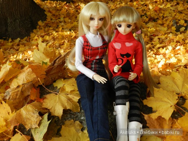 Обитсу и осень. Саюри (Sajuri) и Миюки (Mijuki) Obitsu