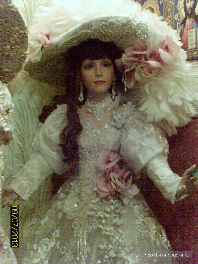 Очаровательная фарфоровая кукла Анастасия от Rustie