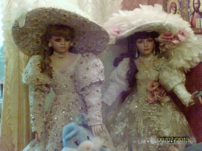 Очаровательная фарфоровая кукла Анастасия от Rustie