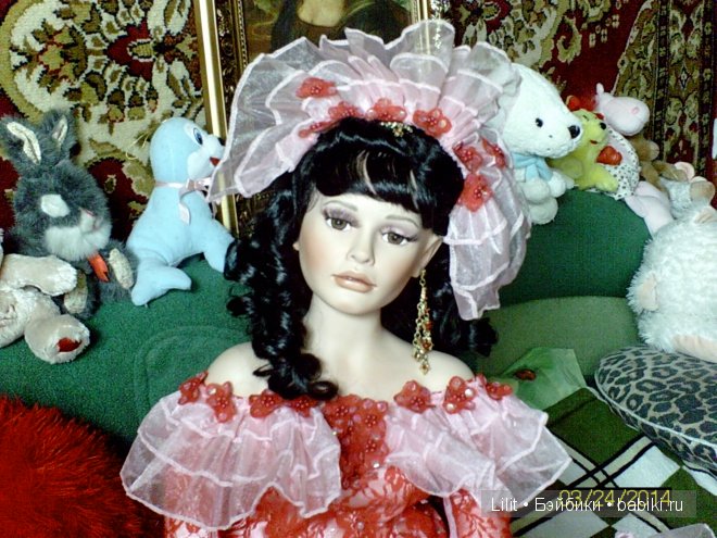 Страстная Кармен, фарфоровая кукла от Donna Rubert