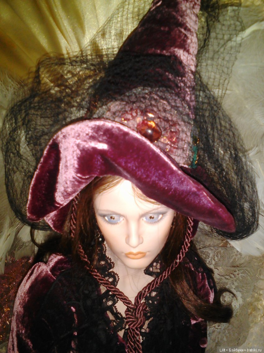 Ведьмочка Ида, фарфоровая кукла от Marigio (фото 7)