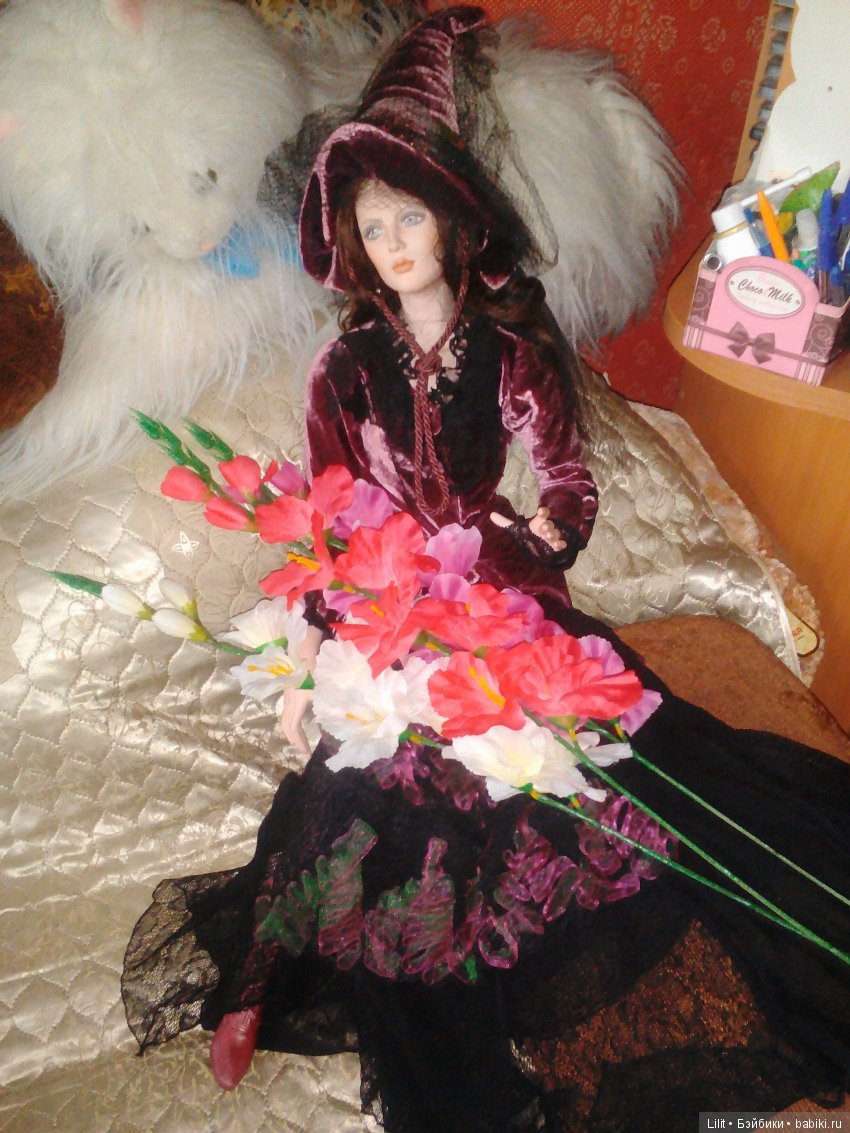 Ведьмочка Ида, фарфоровая кукла от Marigio