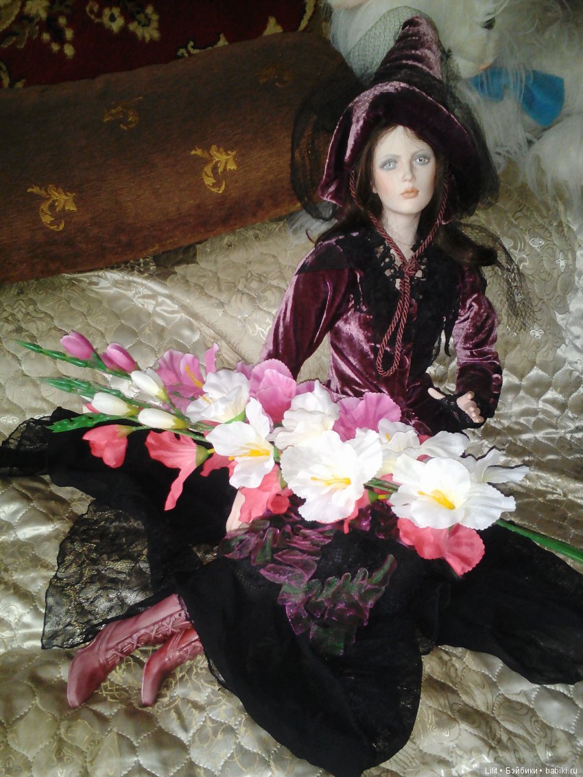 Ведьмочка Ида, фарфоровая кукла от Marigio (фото 5)