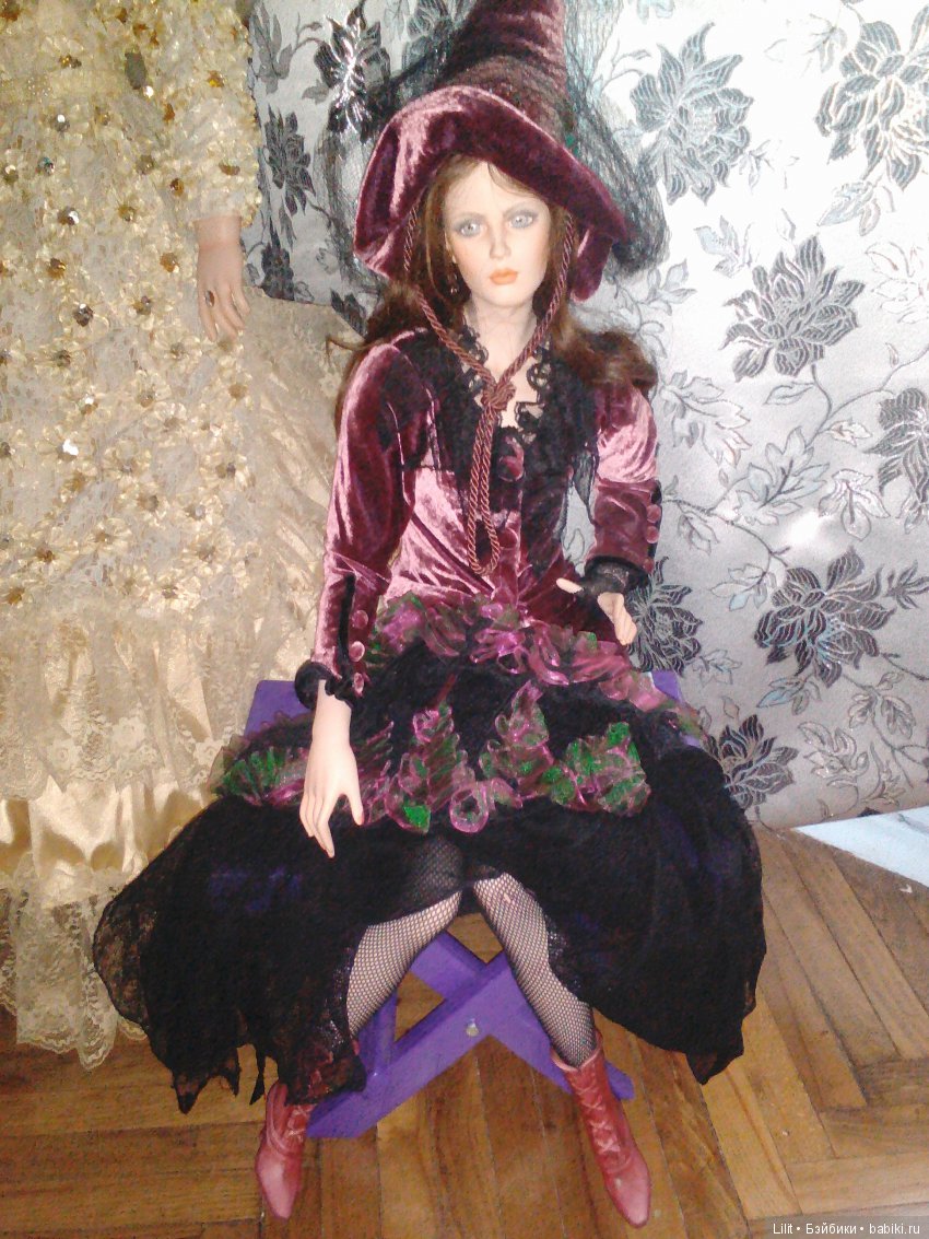 Ведьмочка Ида, фарфоровая кукла от Marigio