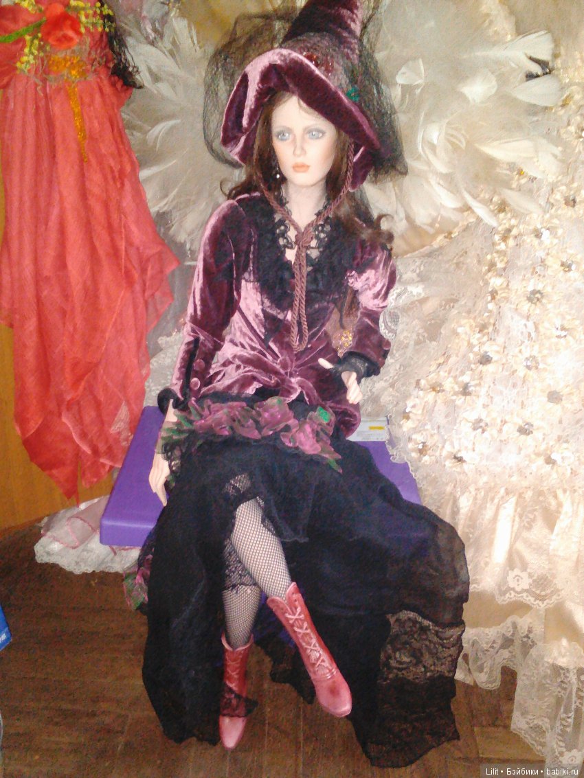 Ведьмочка Ида, фарфоровая кукла от Marigio (фото 8)