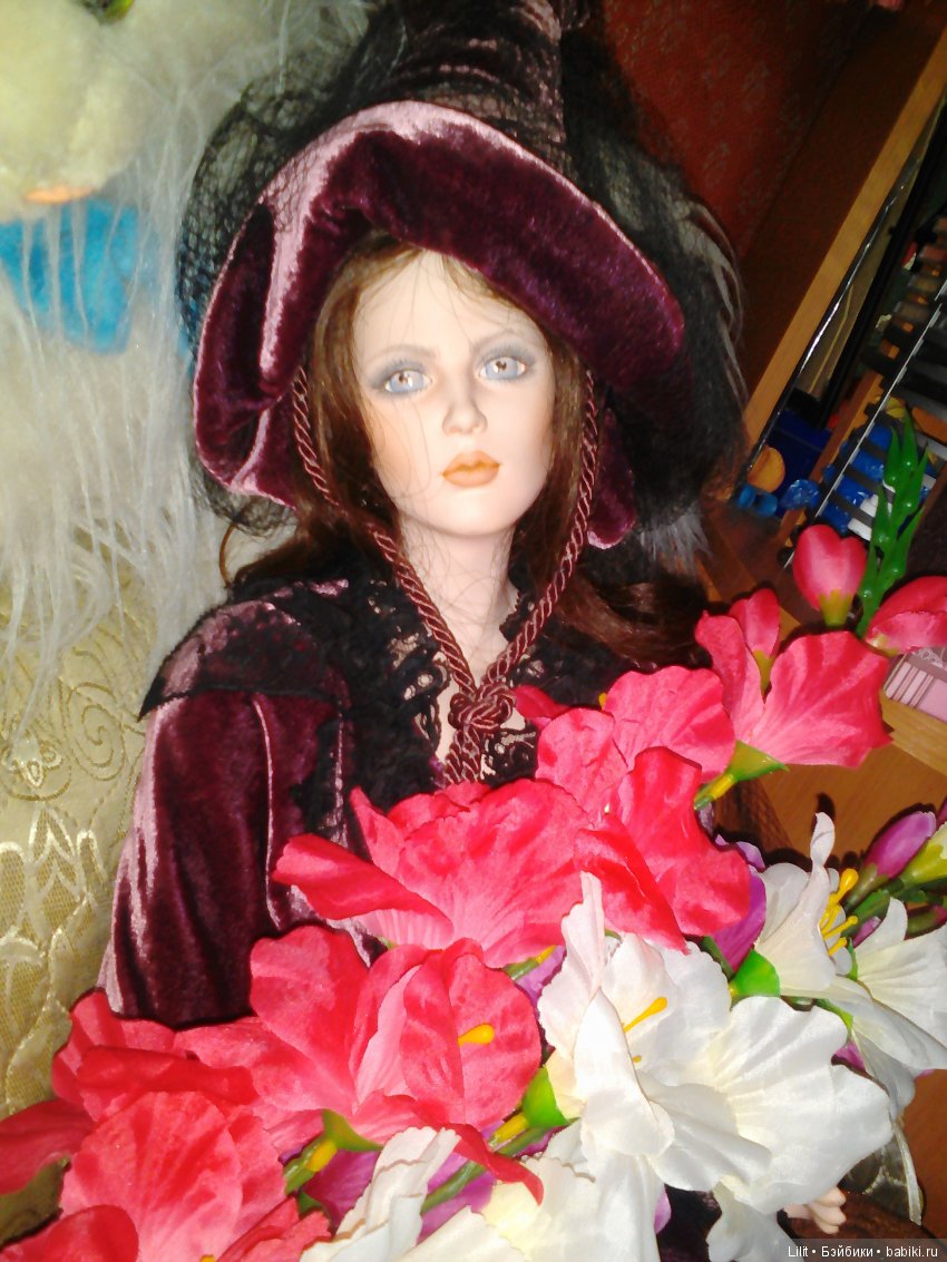 Ведьмочка Ида, фарфоровая кукла от Marigio (фото 4)