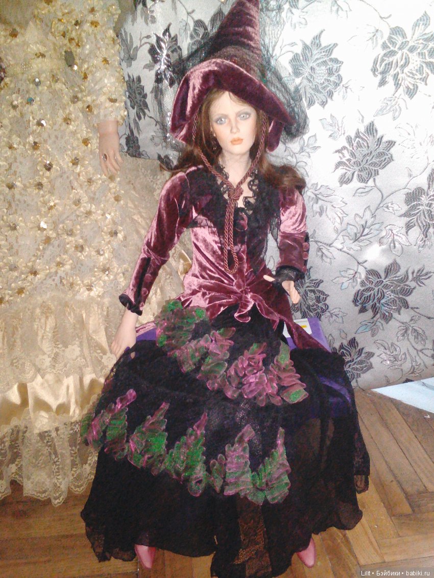 Ведьмочка Ида, фарфоровая кукла от Marigio