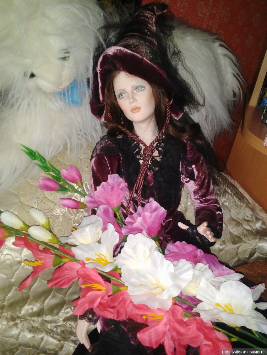 Ведьмочка Ида, фарфоровая кукла от Marigio (фото 3)