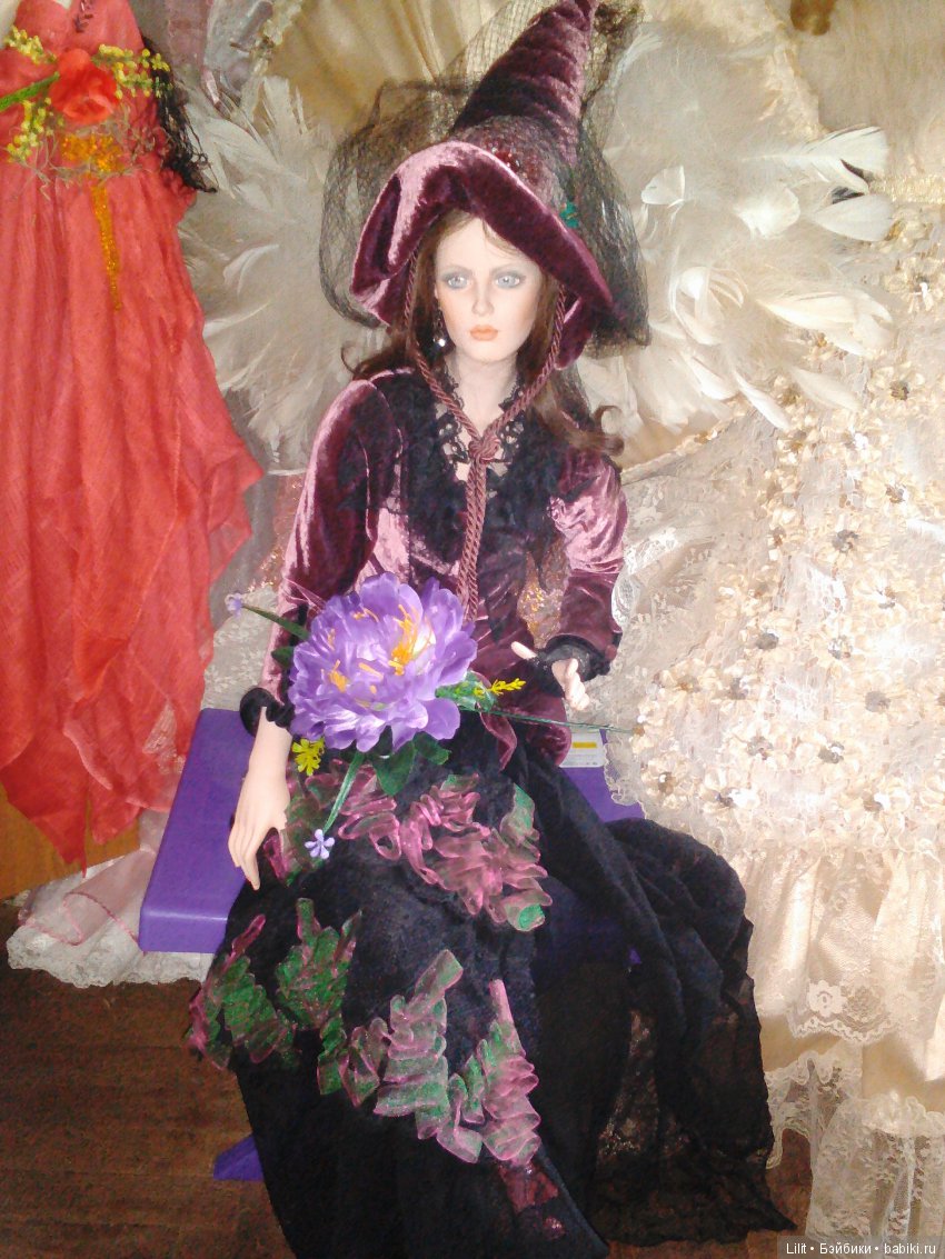 Ведьмочка Ида, фарфоровая кукла от Marigio (фото 9)