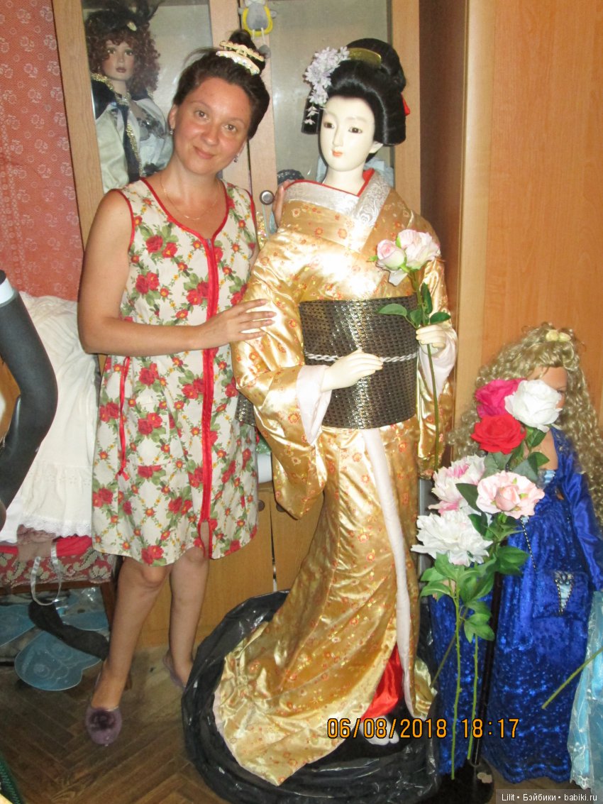 Огромная гейша Сайюри — Домашние коллекции кукол: фото собраний (фото 5)