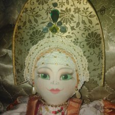 Русская красавица в кокошнике Русская красавица в кокошнике