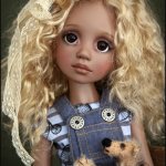 Новая девочка RUBY in milk chocolate skin tone от  Liz Frost