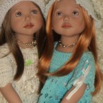 Мои игровые куколки Tania и Katelin от Zwergnase