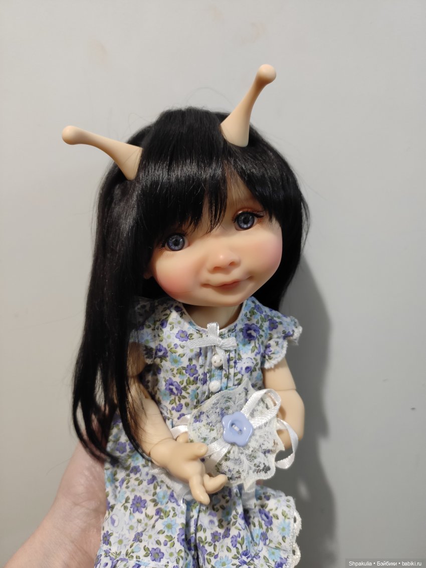 Мои парики на куколок от Meadow dolls