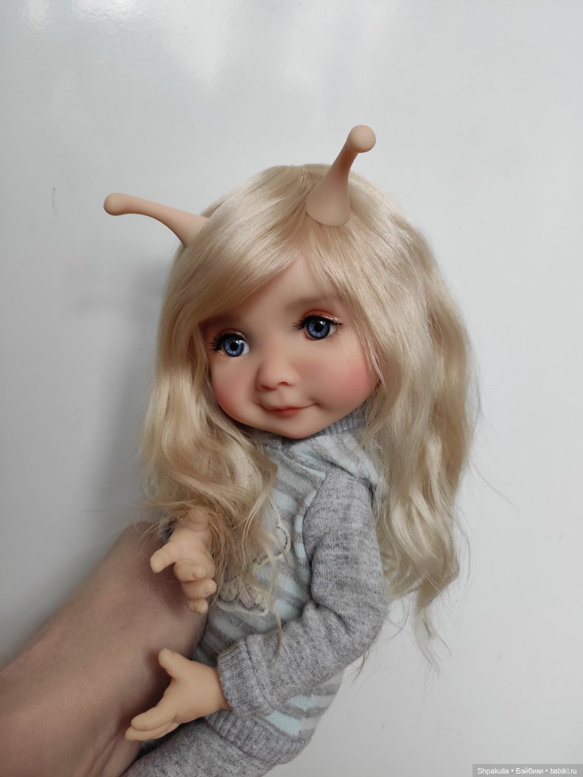 Мои парики на куколок от Meadow dolls