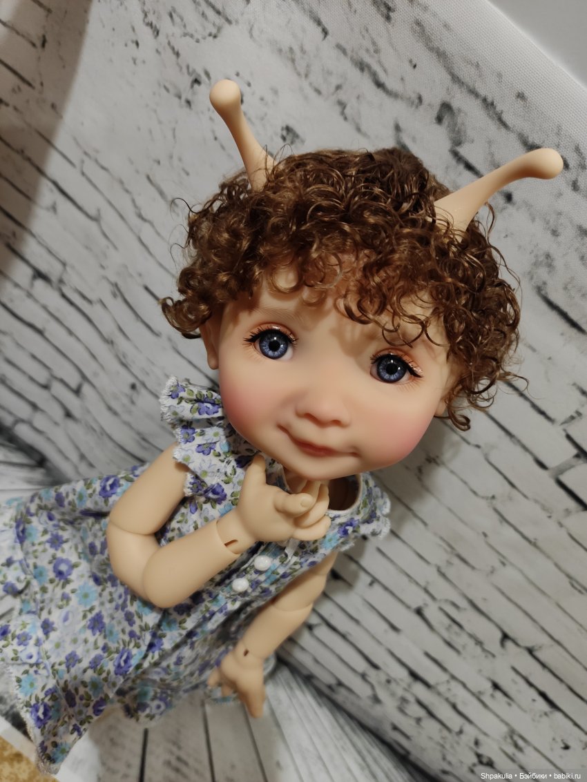 Мои парики на куколок от Meadow dolls (фото 8)