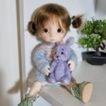 Парик для кукол от Linda Macario dolls
