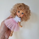 Парик на кукол Nikkibritt,  realfee, Lati yellow и др
