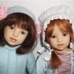 Осторожно! Плюшкомания... Мои Роми и Адела от Heidi Plusczok или 10,5 дюймов счастья...