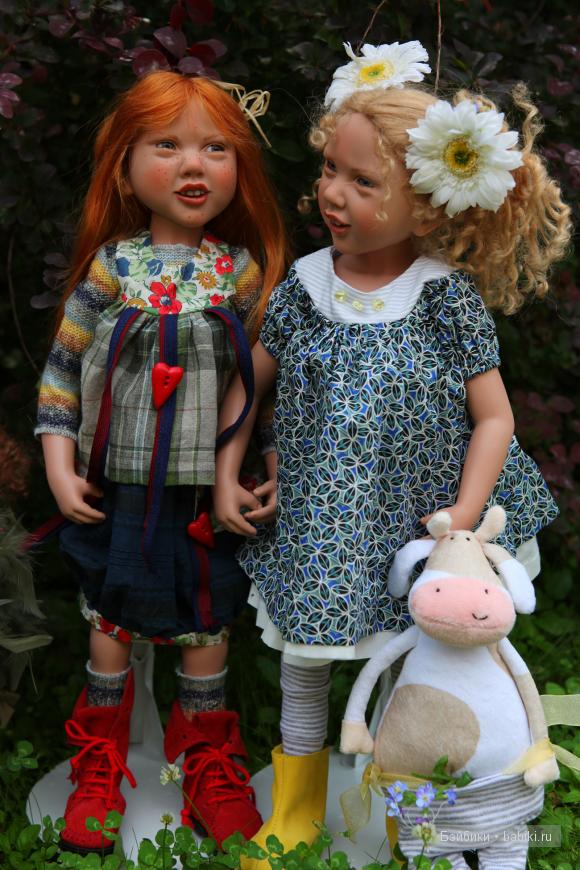 Девочки подружки часть 1. Коллекционные куклы Цвергназе