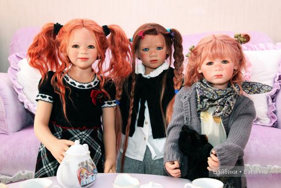 Знакомство моих красавиц! Ленке и Маргели - коллекционные куклы Annette Himstedt