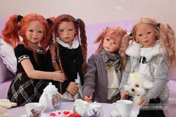 Знакомство моих красавиц! Ленке и Маргели - коллекционные куклы Annette Himstedt