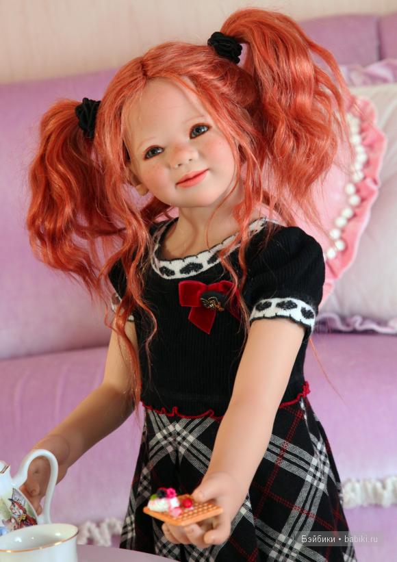 Знакомство моих красавиц! Ленке и Маргели - коллекционные куклы Annette Himstedt (фото 4)