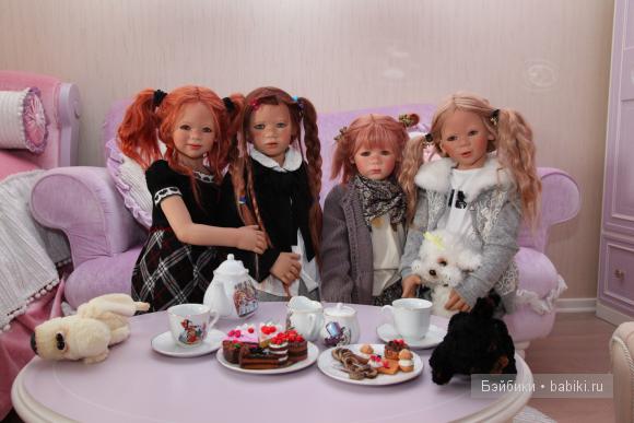 Знакомство моих красавиц! Ленке и Маргели - коллекционные куклы Annette Himstedt