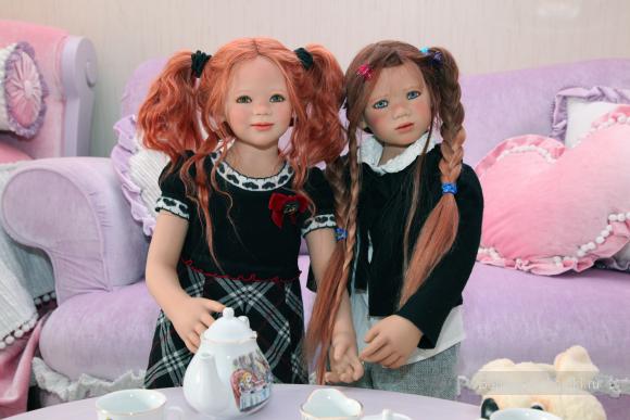 Знакомство моих красавиц! Ленке и Маргели - коллекционные куклы Annette Himstedt