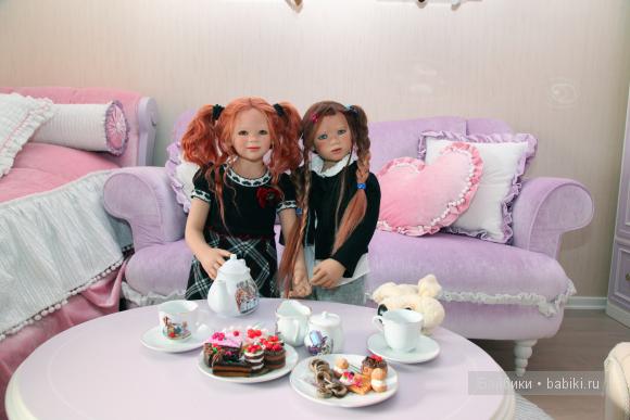 Знакомство моих красавиц! Ленке и Маргели - коллекционные куклы Annette Himstedt