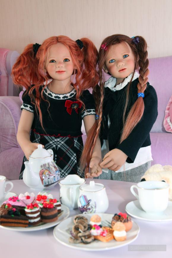 Знакомство моих красавиц! Ленке и Маргели - коллекционные куклы Annette Himstedt