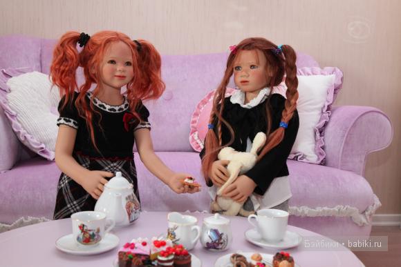 Знакомство моих красавиц! Ленке и Маргели - коллекционные куклы Annette Himstedt