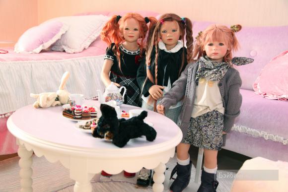Знакомство моих красавиц! Ленке и Маргели - коллекционные куклы Annette Himstedt