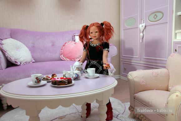 Знакомство моих красавиц! Ленке и Маргели - коллекционные куклы Annette Himstedt (фото 2)
