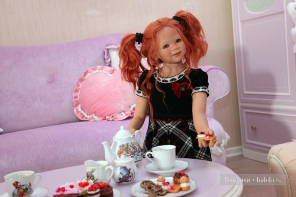 Знакомство моих красавиц! Ленке и Маргели - коллекционные куклы Annette Himstedt (фото 5)