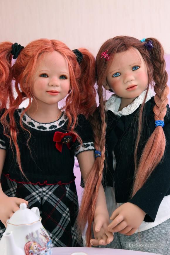Знакомство моих красавиц! Ленке и Маргели - коллекционные куклы Annette Himstedt