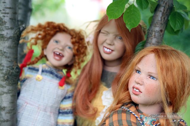 Мои любимые хохотушки и вертушки от Zwergnasse. Коллекционные куклы