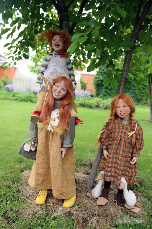 Мои любимые хохотушки и вертушки от Zwergnasse. Коллекционные куклы