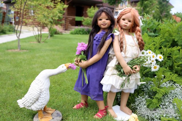 Мои красавицы Маливи и Киндра от Annette Himstedt