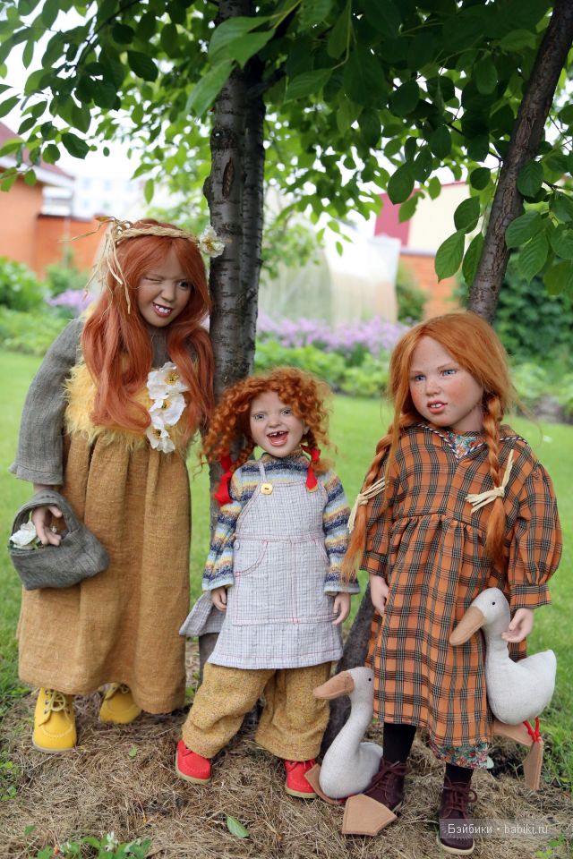 Мои любимые хохотушки и вертушки от Zwergnasse. Коллекционные куклы