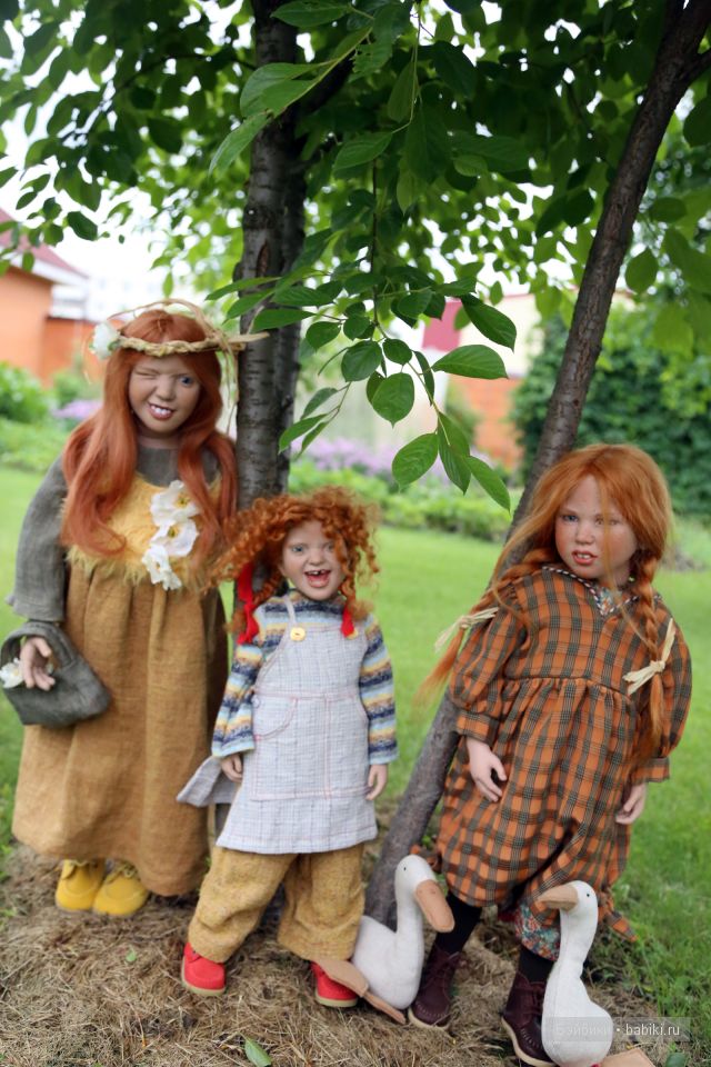 Мои любимые хохотушки и вертушки от Zwergnasse. Коллекционные куклы