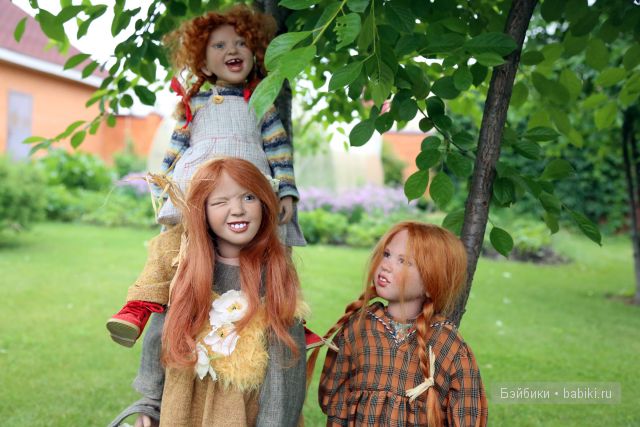 Мои любимые хохотушки и вертушки от Zwergnasse. Коллекционные куклы