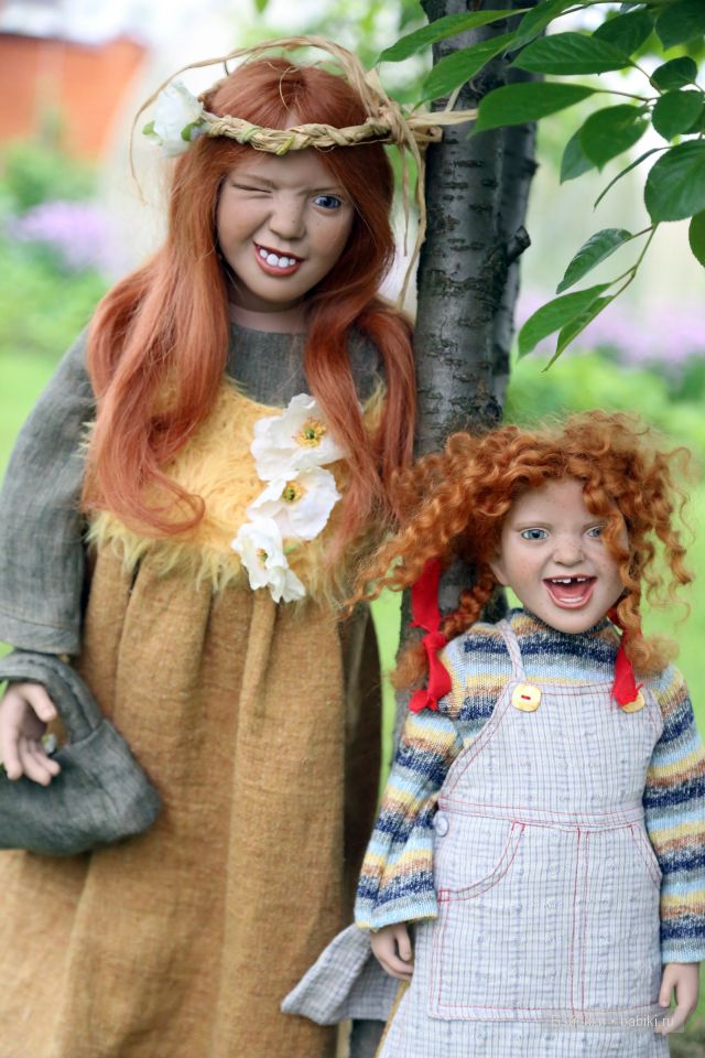 Мои любимые хохотушки и вертушки от Zwergnasse. Коллекционные куклы