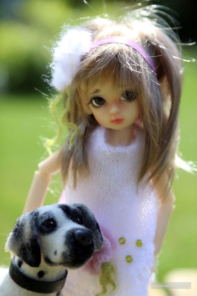 Прогулка в саду. Куколки от Kaye Wiggs