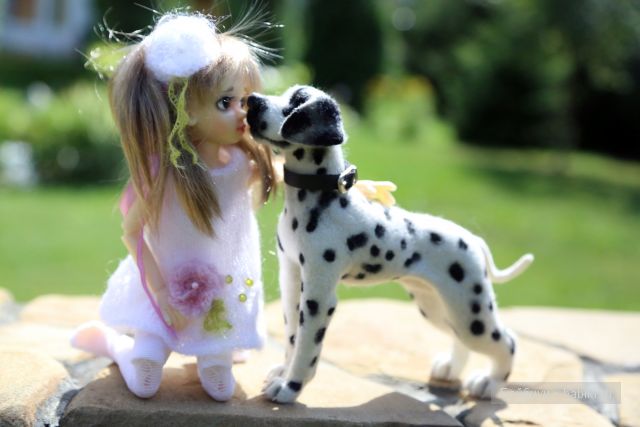 Прогулка в саду. Куколки от Kaye Wiggs