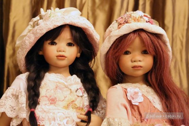 Мои новые девочки Анна Лу,Натити,Инари в новом образе... Куклы от Annette Himstedt