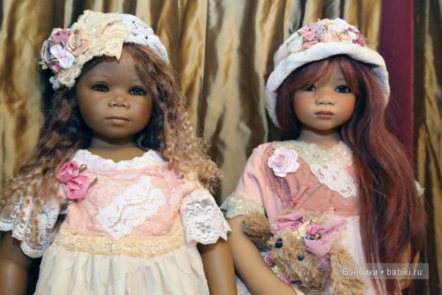 Мои новые девочки Анна Лу,Натити,Инари в новом образе... Куклы от Annette Himstedt