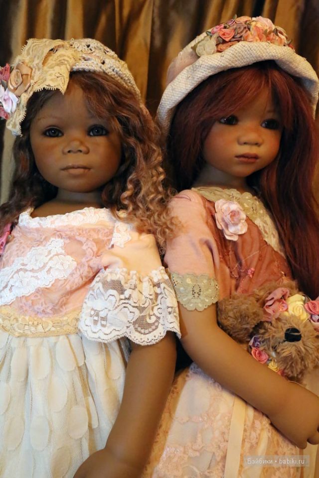 Мои новые девочки Анна Лу,Натити,Инари в новом образе... Куклы от Annette Himstedt
