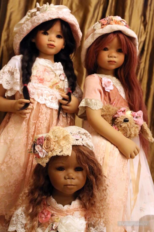 Мои новые девочки Анна Лу,Натити,Инари в новом образе... Куклы от Annette Himstedt